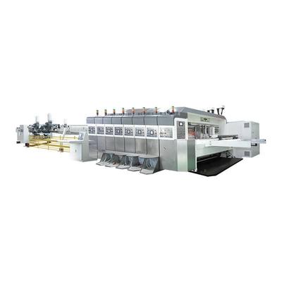 KL - Servo Control Computerized Printing Slotting Die-cutting In-line Folding Gluing Goutering Ejecting Machine (Movable Structu